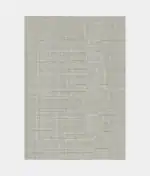 TEXTIEL PANEEL: Linnen midden grijs - 280 x 110cm