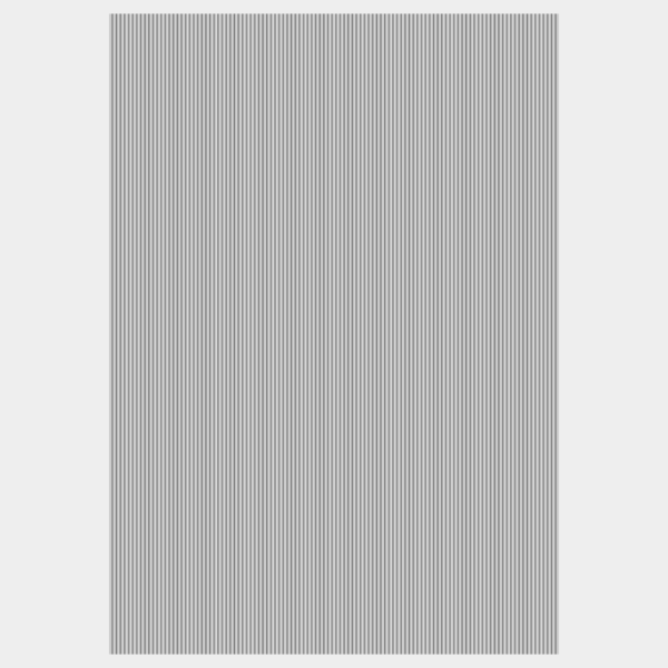 METAAL PANEEL stripe licht grijs - 280 x 110cm