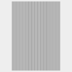 METAAL PANEEL stripe grijs - 280 x 110cm
