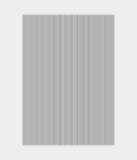 METAAL PANEEL stripe grijs - 280 x 110cm