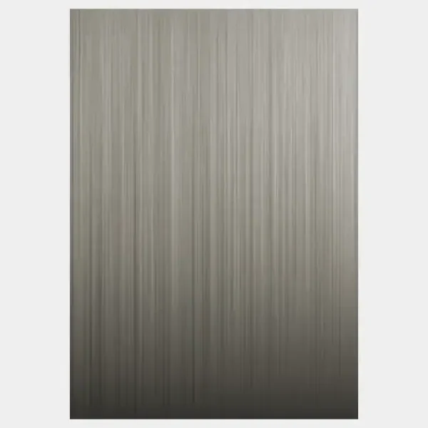 METAAL PANEEL Geborsteld Edelstaal - 280 x 110cm