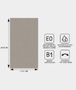 TEXTIEL PANEEL: Alabama Graphite - Afbeelding 4