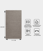 TEXTIEL PANEEL: Alabama gray - Afbeelding 4