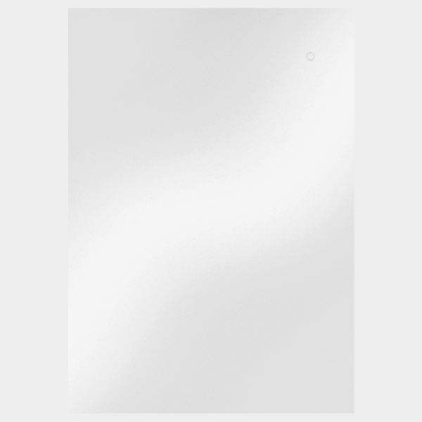 Metaal spiegel glans - 280 x 110cm