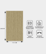 HOUT PANEEL: Eiken Lindberg yellow - 280 x 110 cm - Afbeelding 4