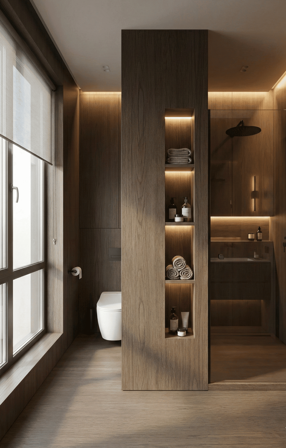 HOUT PANEEL: Eiken Ash grey - 280 x 110 cm - Afbeelding 2