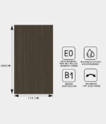 HOUT PANEEL: Eiken donker bruin - Afbeelding 6