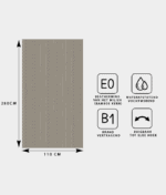 HOUT PANEEL: Essen Grey wash - 280 x 110 cm - Afbeelding 5