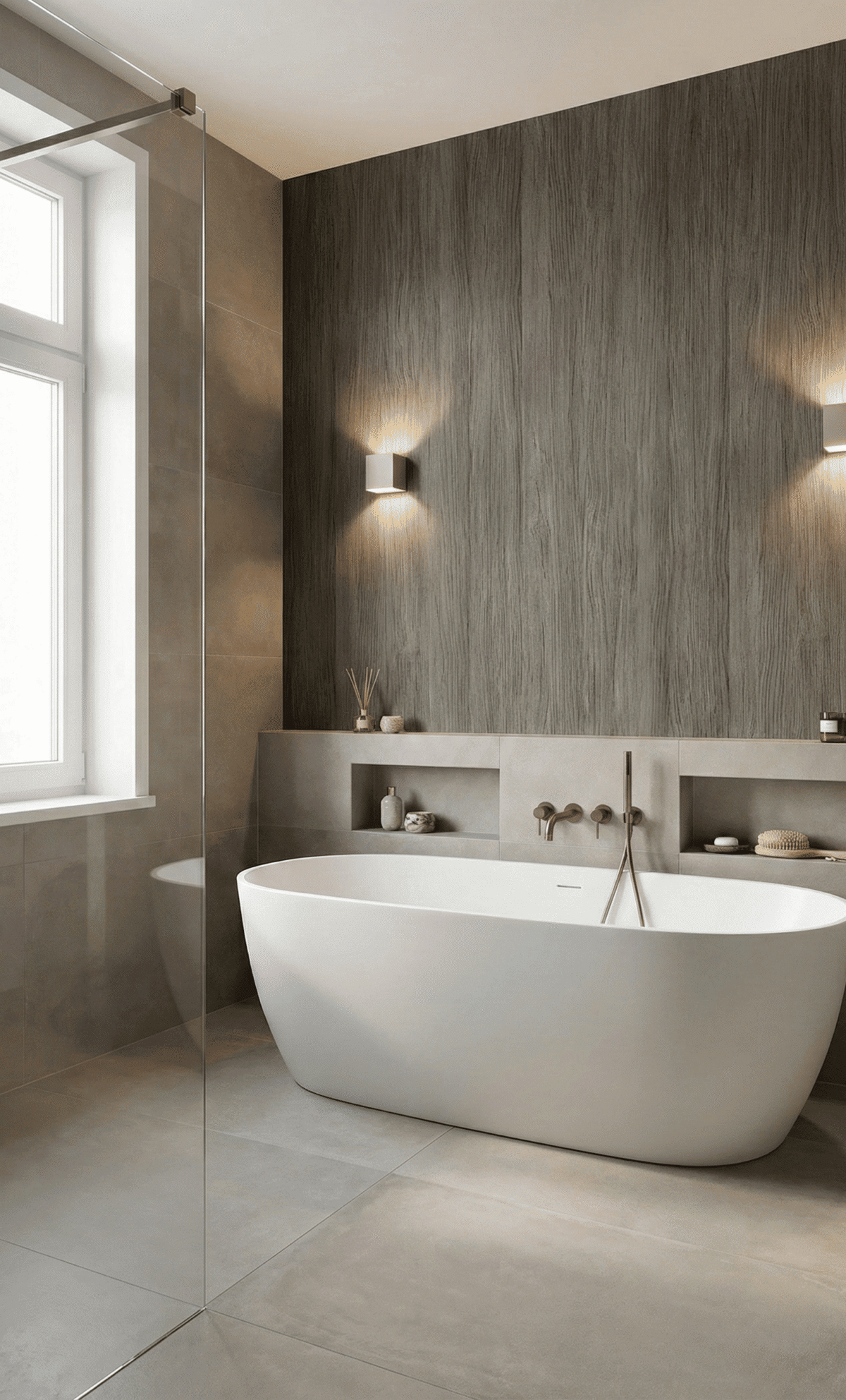 HOUT PANEEL: Portland Grey Oak - 280 x 110 cm - Afbeelding 3