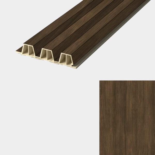 LATTEN PANEEL: Eiken Donker klassiek – L280 X L21,5 X B4,5 cm