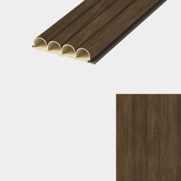 LATTEN PANEEL: Eiken Donker klassiek - L280 X B10 X H1,95 cm