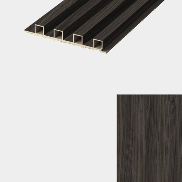 LATTEN PANEEL: Walnoot Dark Brown - L 300X B 17X H2,35 cm